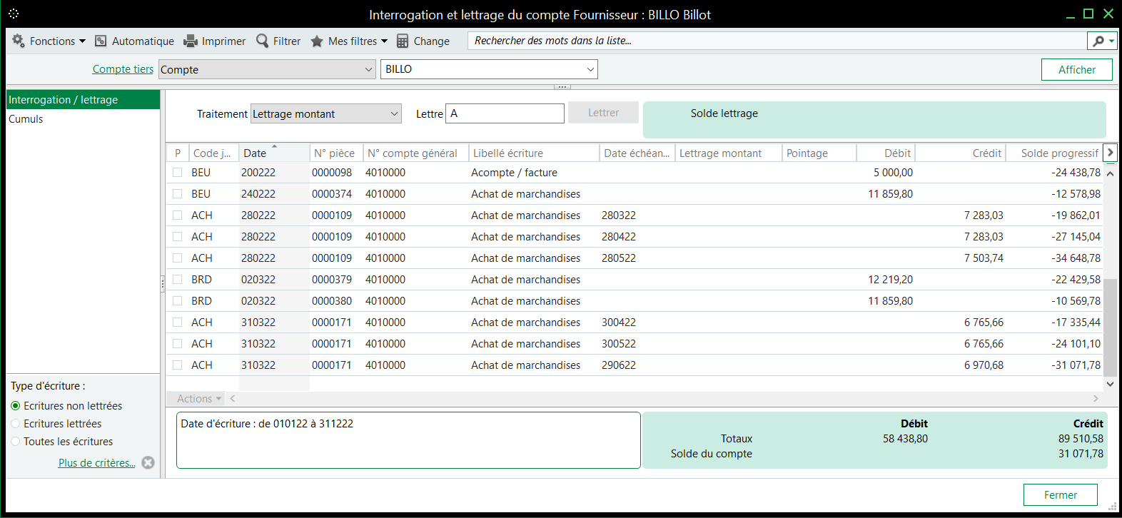 image sage (Solde progressif en interrogation tiers)